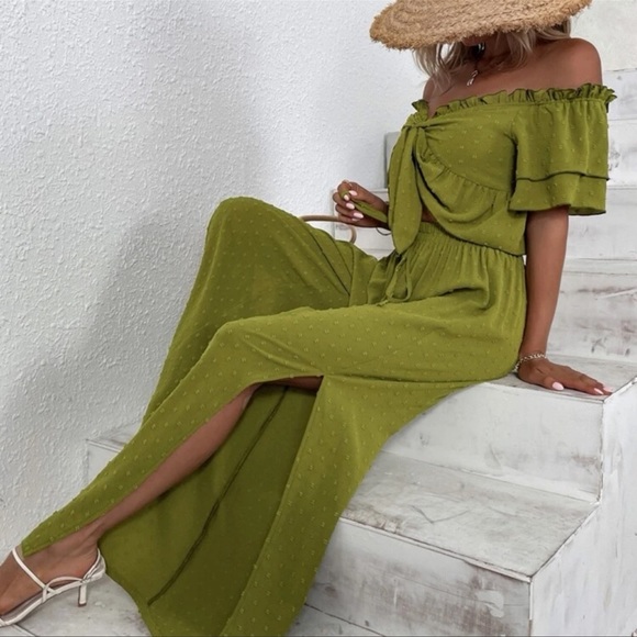 SEXY TWO PIECE PANT SET